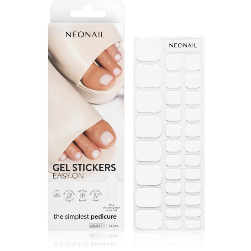 NEONAIL Easy On Gel Stickers nálepky na nehty s použitím UV/LED lampy odstín P04 32 ks