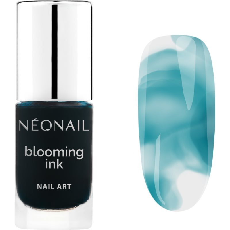 NEONAIL Blooming Ink zdobicí lak na nehty odstín Turquoise​ 7.2 ml