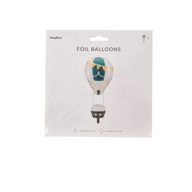Fóliový balónek horkovzdušný létající balón 4D 36 × 110 cm
