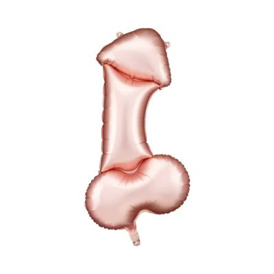 Balónek fóliový Penis rose gold Albi