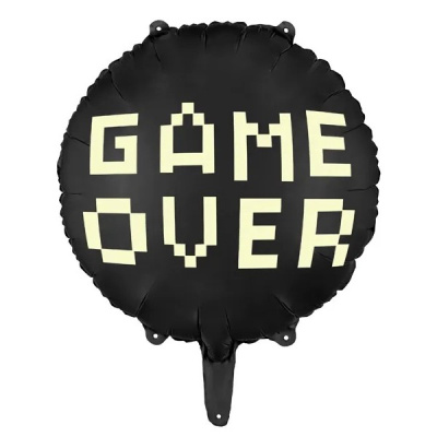 Balónek fóliový Game over černý Albi