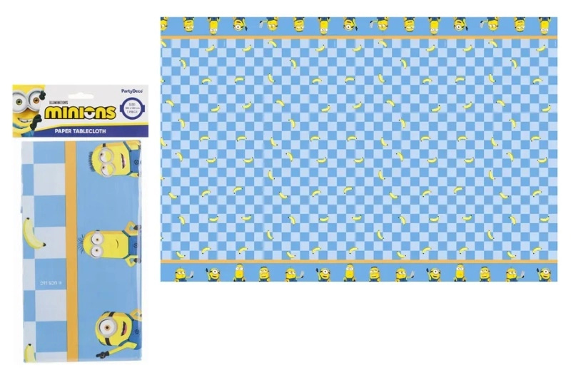 Papírový ubrus Minionky 180 × 120 cm mix - 1 kus