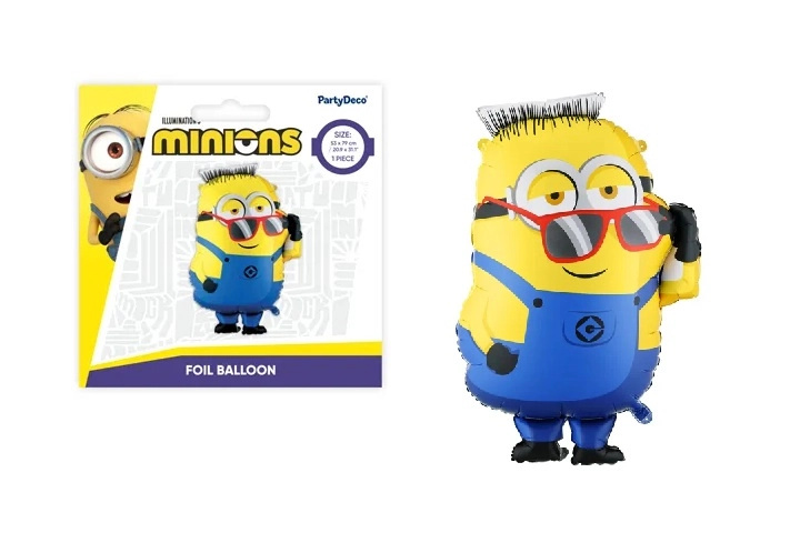 Fóliový balónek Minionek Ron 53 × 79 cm (mix) - 1 kus
