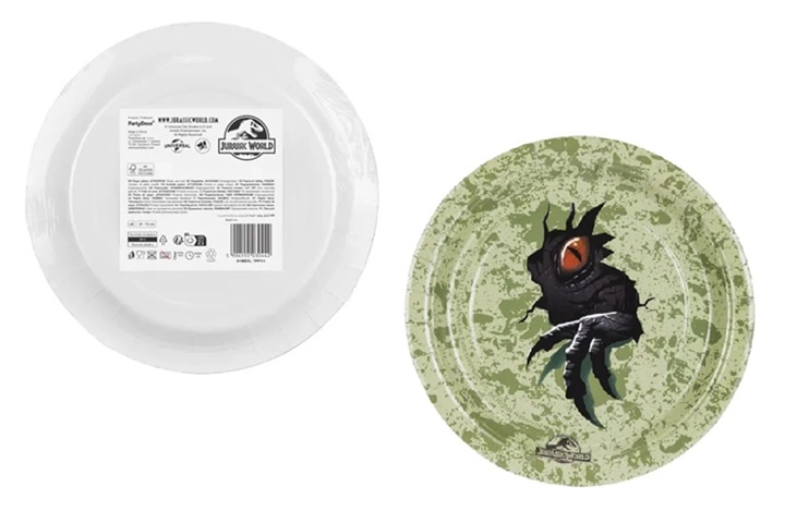 Jurassic World papírové párty talířky 18 cm (6 ks)