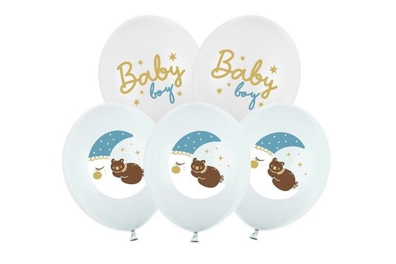 Balónky Baby boy mix 30 cm (6 ks)