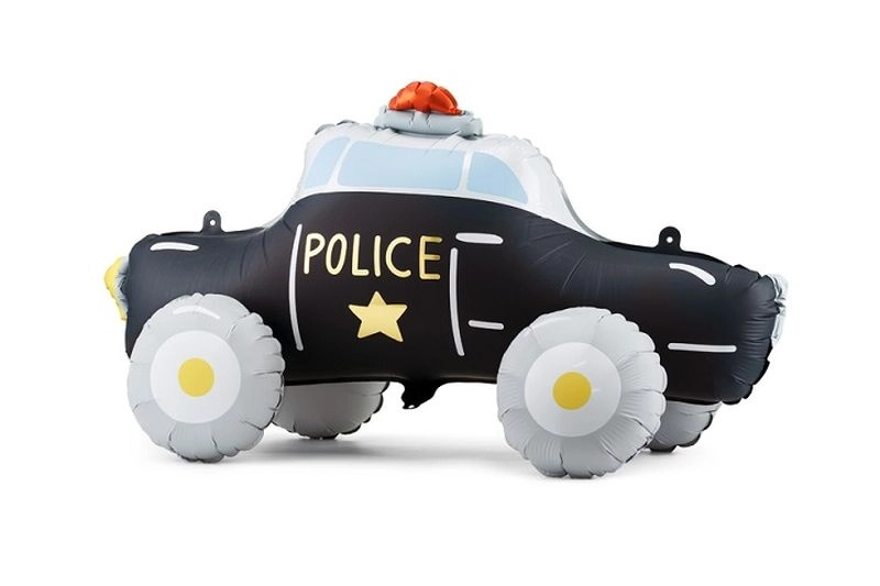 Fóliový stojící balónek policejní vůz mix - 1 kus