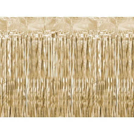 Párty opona 100 x 200 cm zlatá 1 ks