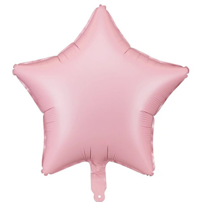 Foliový balónek hvězda růžová 48 cm