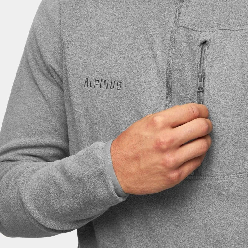 Alpinus Kerkis 1/3 zip Tactical M mikina s kapucí MK18894 pánská S