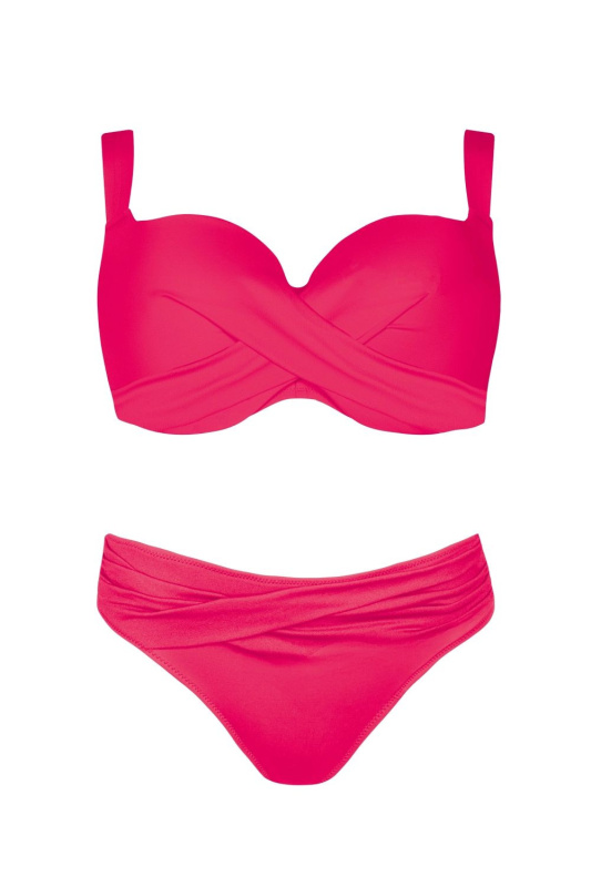 Dámské dvoudílné plavky Fashion 29 995SV1 2 - SELF růžová 70/E