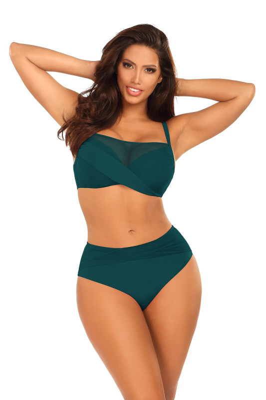 Dámské dvoudílné plavky Fashion 32 S1002N3-7c zelené - SELF 42D