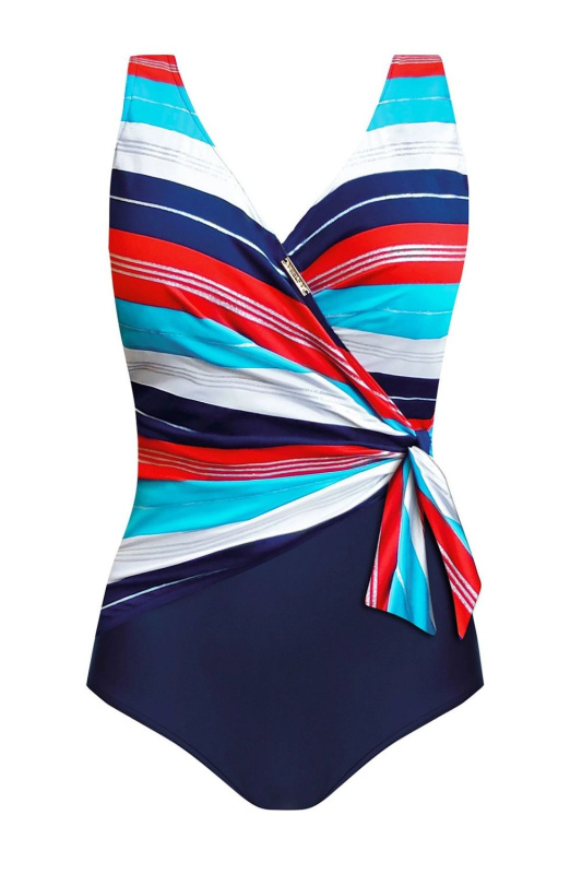 Dámské jednodílné plavky Thailand3 1069F23 31 - SELF tmavě modrá 3XL