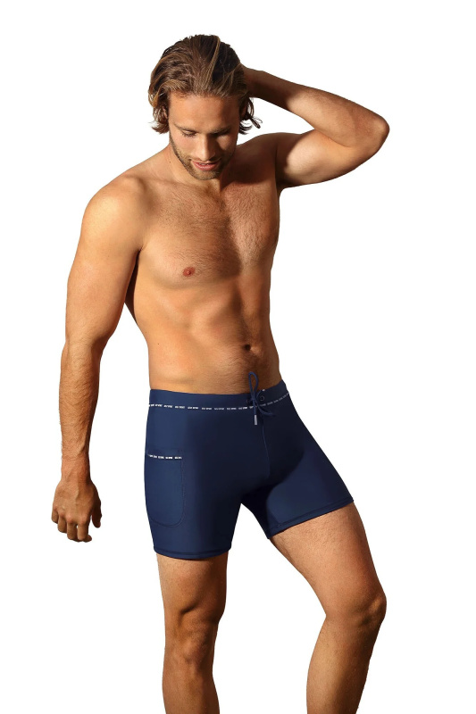 Pánské plavky - boxerky Self L 10 Sport Collection S-3XL tmavě modrá 3XL