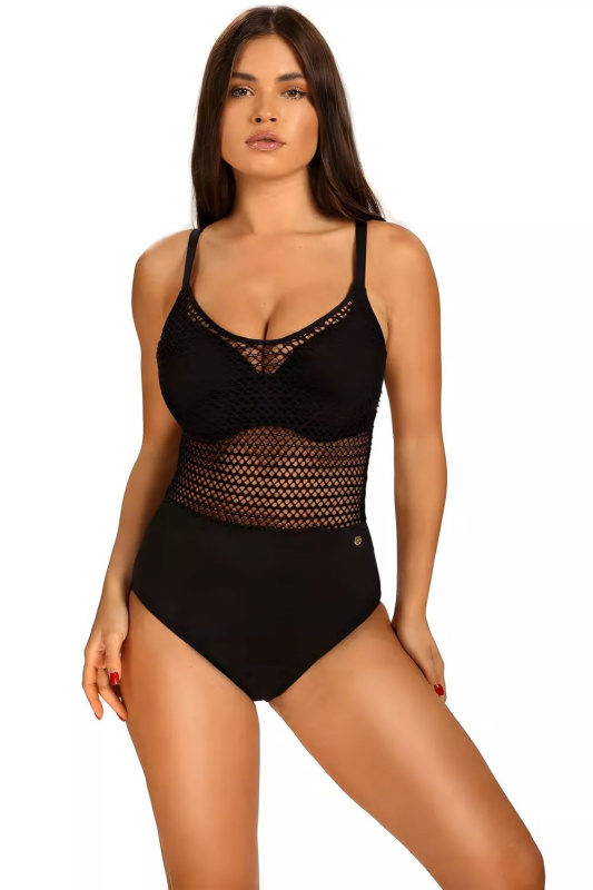 Dámské jednodílné plavky Lili5 964LI5 19 - SELF černá 75/E