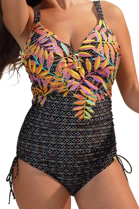 Dámské jednodílné plavky Palermo 7 1134PA7 3 - SELF černá 70/F