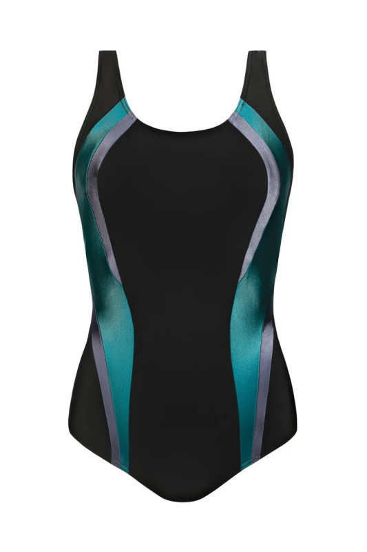 Jednodílné dámské plavky S34A1 černá S