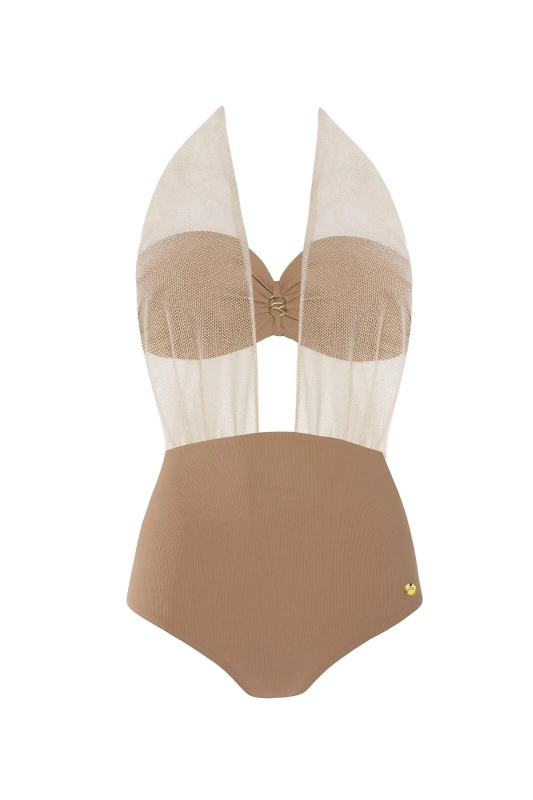 Plavky Self S 1045 CM9 Como 9 hnědá 38D-M
