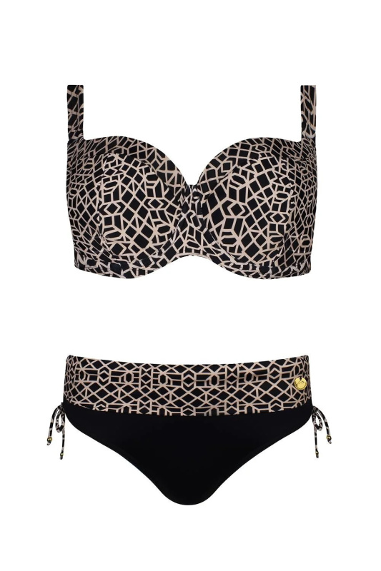 Plavky Self S 995 V1LX8 Luxe 8 černá 48E-4XL