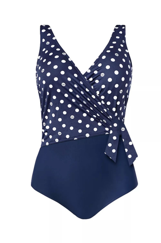 Dámské jednodílné plavky Thailand3 1069F23 1 - SELF tmavě modrá XL