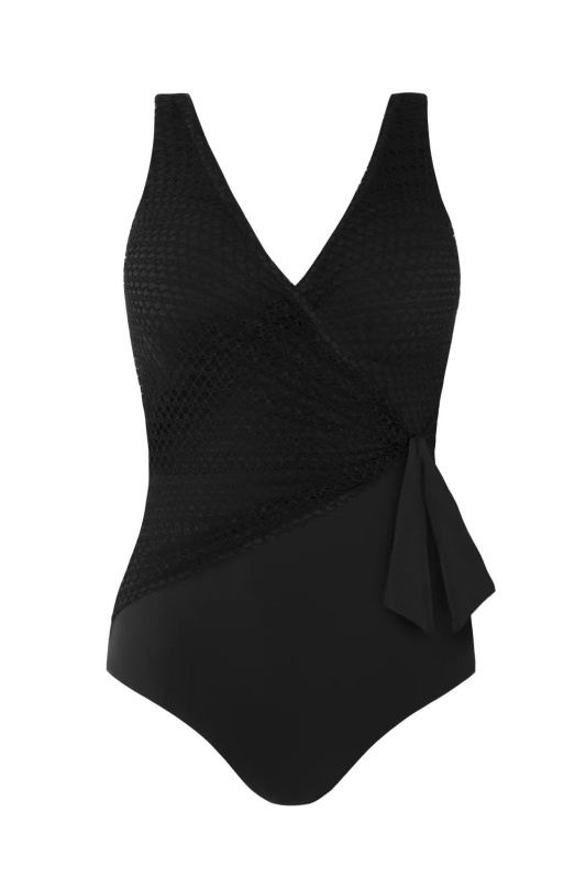 Dámské jednodílné plavky Thailand3 106923 61 - SELF černá 4XL