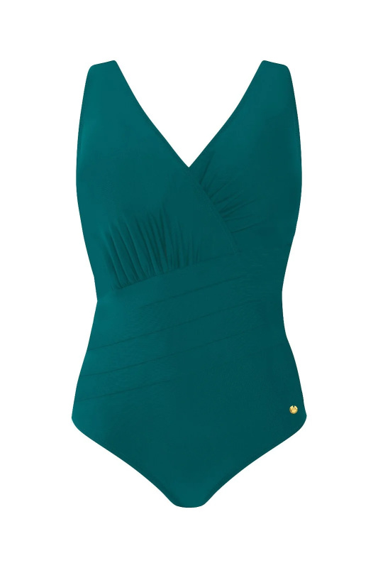 Plavky Self S 1169 AM2 Amalfi 2 tmavě zelená 48C-4XL