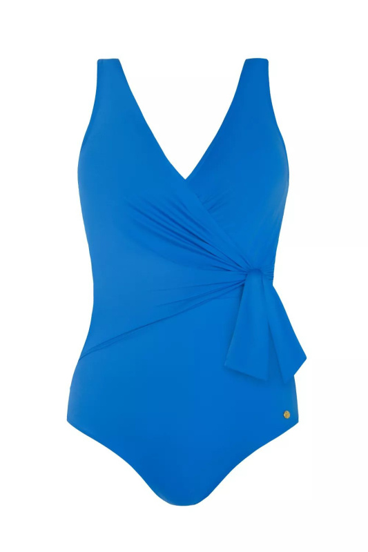 Dámské jednodílné plavky Thailand3 1069F23 13 - SELF světle modrá 4XL