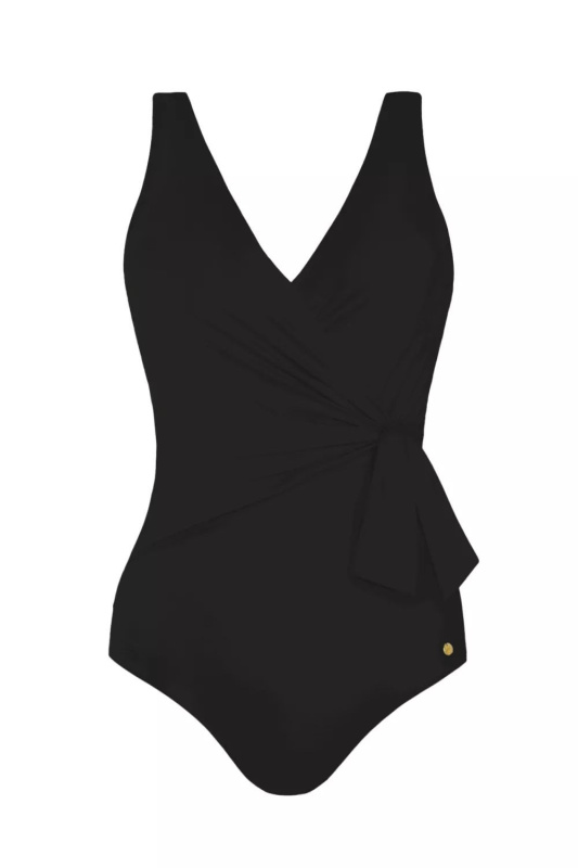 Dámské jednodílné plavky Thailand3 1069F23 19 - SELF černá 4XL