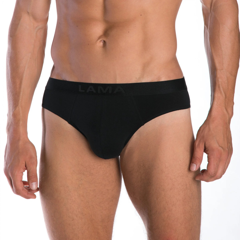 Pánské slipy Lama M-4001 SD-02 A'2 M-2XL černá XL