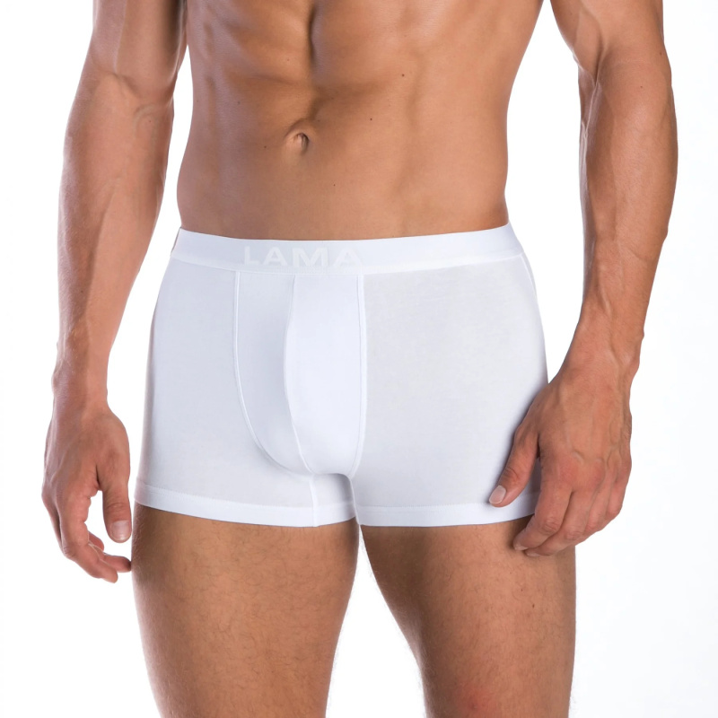 Pánské boxerky Lama M-4001 SZG-01 M-2XL bílá L