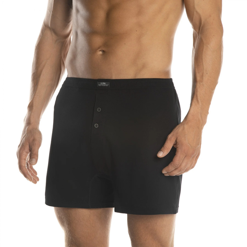 Pánské boxerky Lama M-4000 BX-02 3XL-4XL černá 3xl