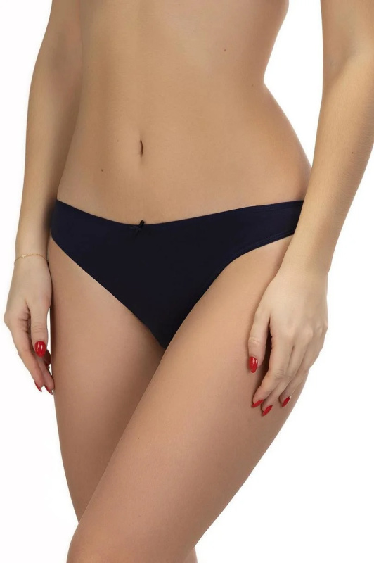 Dámské kalhotky MINI BIKINI L-400MB-04 3-pack tmavě modrá XL