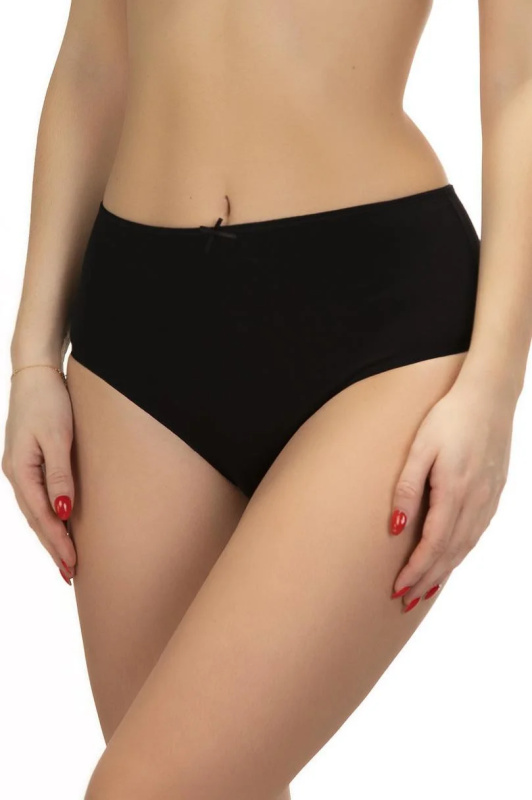 Dámské kalhotky MIDI L-400MD-02EX 2-pack černá XXXXL