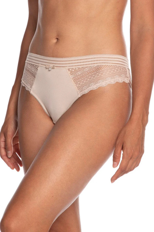 Dámské kalhotky string L-4004ST-01 Béžová XL
