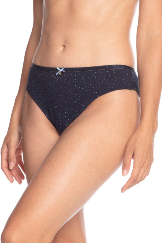 Dámské kalhotky BIKINI L-1411BI NAVY BLUE S