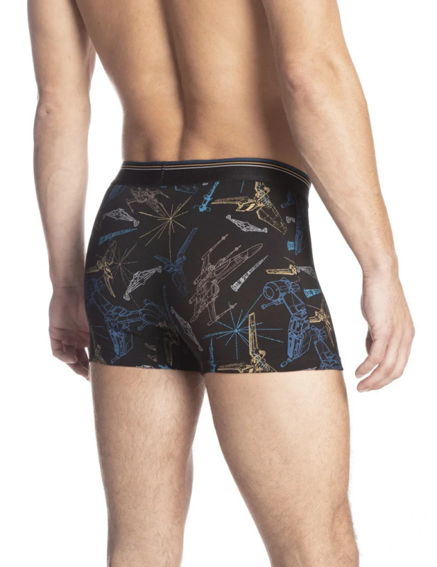 Pánské boxerky M-971SZG černá L