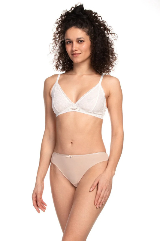 Dámské kalhotky MINI BIKINI L-1477MB ECRU-BEIGE L