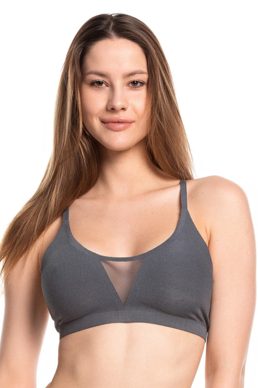 Dámský top L-POL5019TP-03 šedá L