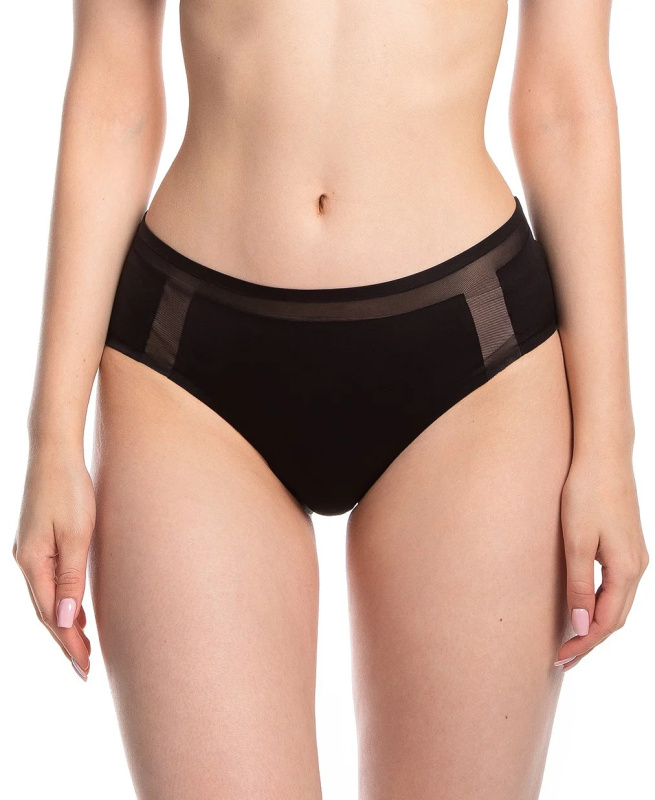 Dámské kalhotky Lama Laser Cut L-POL 5025 MS-02 S-XL černá L