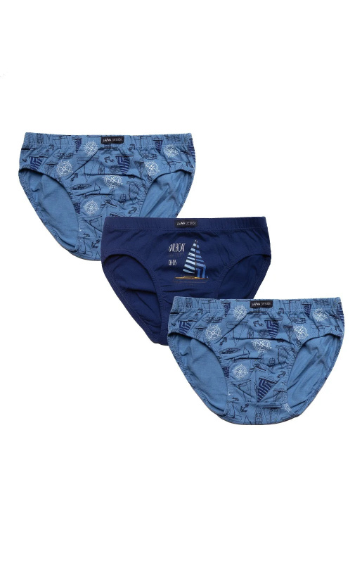 Lama briefs B-522 SD A'3 134-170 modrozelená 134-140