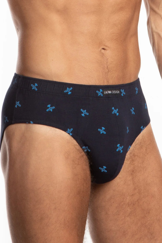 PÁNSKÉ SLIPY CLASIC M-1054CL černo-zelená XL