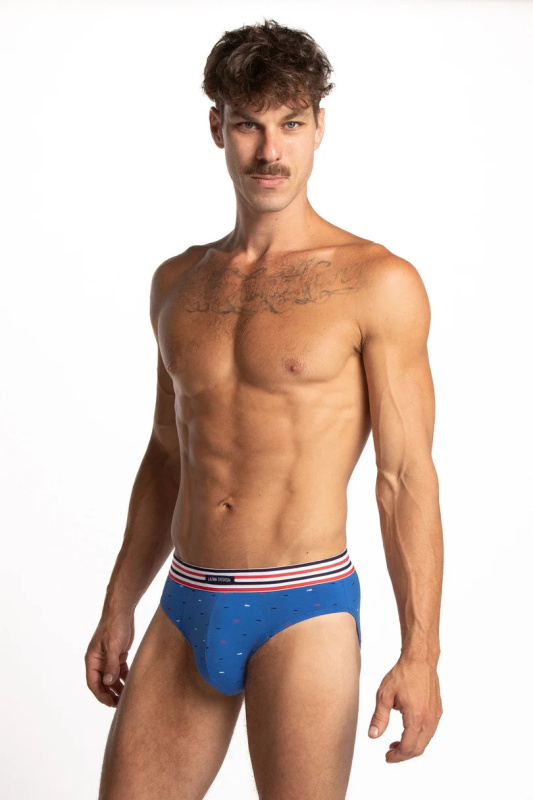 PÁNSKÉ SLIPY M-1065SD 2-PACK tmavě modrá XXL