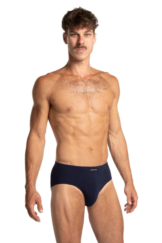 PÁNSKÉ SLIPY M-1075CL 2-PACK TMAVĚ MODRÁ-GRAFITOVÁ XXL