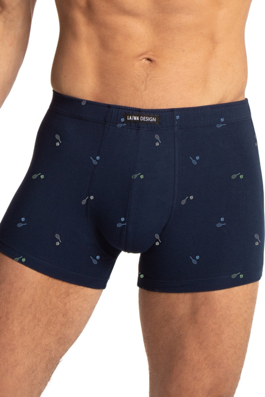 PÁNSKÉ ŠORTKY M-1074SZEX 2-PACK ČERNÁ A TMAVĚ MODRÁ XXXXL