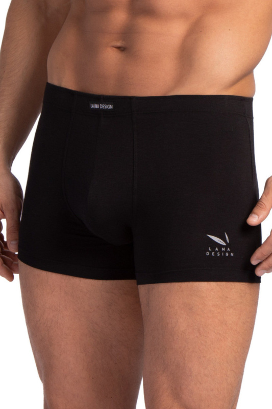 Pánské boxerky M-BAM893SZ 2-PACK černo-šedé - Lama 2XL