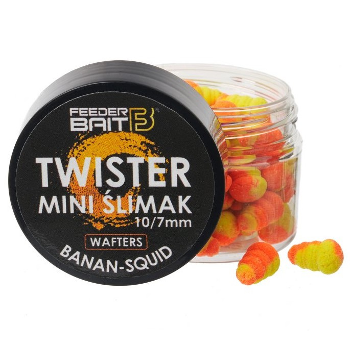Feederbait twister mini šlimak wafters 10/7 mm 25 ml - banán - oliheň