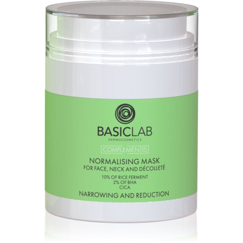 BasicLab Dermocosmetics Complementis normalizující maska pro mastnou a smíšenou pleť 50 ml