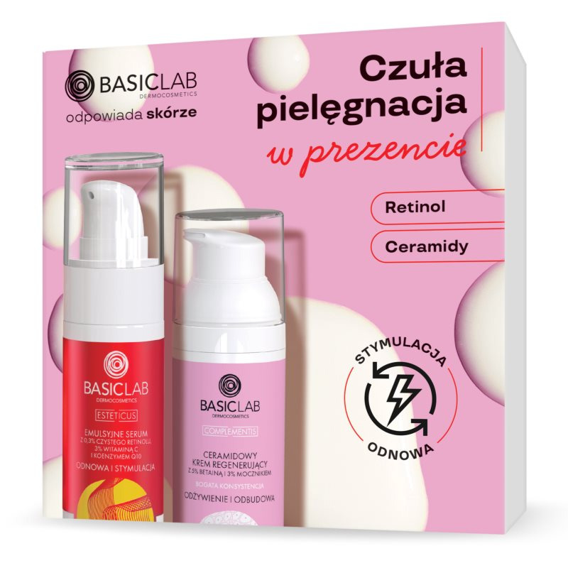 BasicLab Dermocosmetics dárková sada pro regeneraci a obnovu pleti