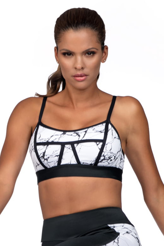 Sportovní top Reviver L5160/0 Barva: Bílá, Velikost: XL