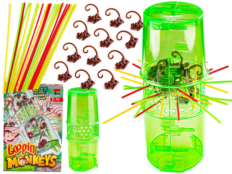 Loopin Monkeys spadající opičky – zručnostní hra