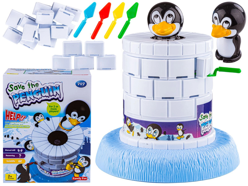 Zručnostní hra Save the Penguin – zachraň pingvína
